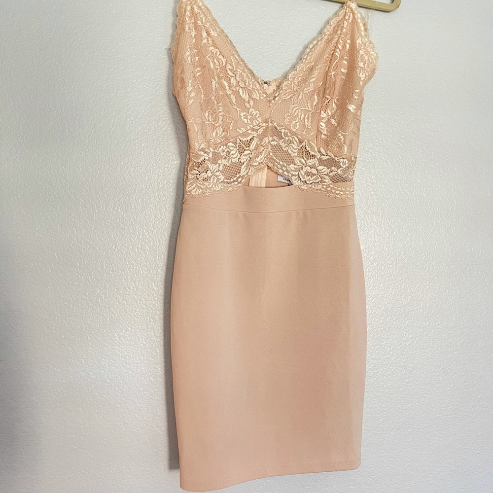 Sexy lace top dress